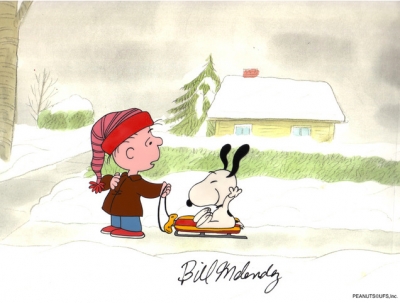 Rerun and Snoopy run