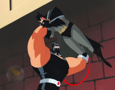 Batman and Bane (over head)