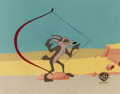 Wile E. Coyote with bow - Chariots of Fur